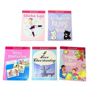 American Girl Doll Books Lot of 5 Inspirational Mystery Cheerleading Friends